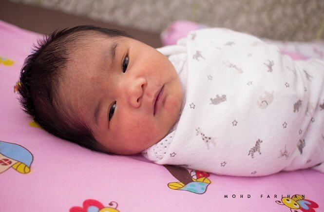 Nur Aufa Fathia! Hello world ayah ucapkan